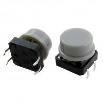 20 Pcs Momentary Tact Tactile Push Button Switch 12 x 12 x 11mm 4 Pin DIP + Cap