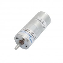 4mm Shaft Diameter Cylinder Shape Electric Gear Motor 2P 24VDC 10RPM
