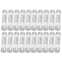 20 Pcs RO15 Series 500V 4A Cylinder Cap Ceramic Fast Blow Fuse Links 10x38mm