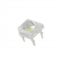 50 Pcs 5mm Dia Top Round White Piranha LED Light Diodes