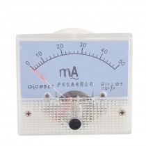 Screw Mounted Analog AC 0-50MA Scale Range Milliamp Panel Meter