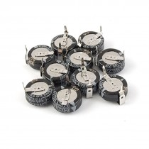 10Pcs 5.5V 0.22F 30% H Type Coin Button Super Capacitor