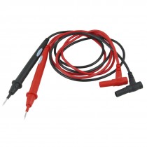 Digital 43.3" Long Multimeter 1000V Test Lead Cable Probe Red Black 2 Pcs