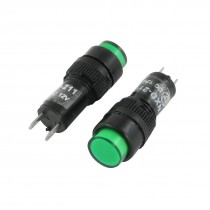 Green DC 12V 10mm Indicator Light Signal Lamp (Bag of 10)