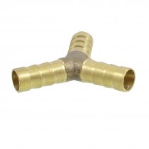 10mm to 10mm Y Shape Quick Joint Air Pneumatic Fittings Gold Tone