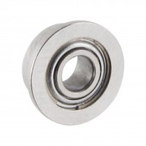 Flanged 2mm x 5mm x 2.3mm Stainless Steel Shields Deep Groove Ball Bearing