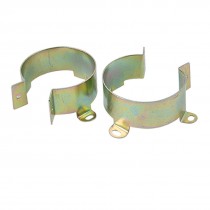 2 Pcs 55mm Inner Diameter Capacitor Metal Clamps Holders