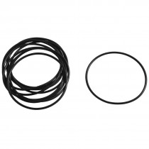 10 Pcs Black Rubber Oil Filter Sealing O Ring Gasket 44mm x 41mm x 1.5mm