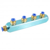 4mm to 6mm 5 Way Connector Quick Coupler for Pneumatic Piping