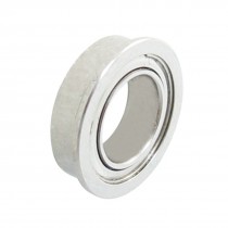Stainless Steel 10mm x 6mm x 3mm Double Sealed Flanged Ball Bearing