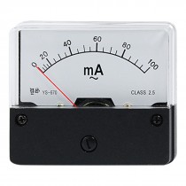 Plastic Housing 0-100mA AC Current Panel Meter Ammeter