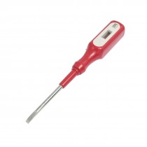AC 80-500V Voltage Tester Electroprobe Red Grip Slotted Screwdriver