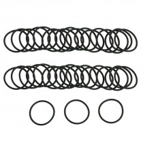 Automobile 15mm x 1mm O Rings Hole Sealing Gasket Washers 50 Pcs