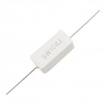 10pcs Ceramic Cement Power Resistors 5W Watt 10K Ohm 5%