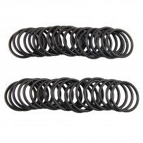 50 Pcs 24mm OD 2.5mm Thickness Nitrile Rubber O-ring Oil Seal Gaskets