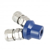 Air Compressor Connector 1 to 2 Splitter Connector New
