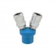2 Way Pass Quick Connect Coupler Air Hose Coupling Tool