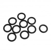 10 Pcs 22mm x 3.5mm Black Silicone O Rings Oil Seals Gaskets