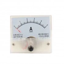 Class 2.5 Accuracy DC 0-5A Analog Panel Meter Ammeter
