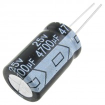 20 Pcs 4700uF 25V 16x26mm Aluminum Electrolytic Capacitors