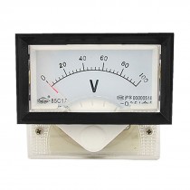 Class 2.5 Accuracy DC 0-100V Analog Panel Voltmeter New