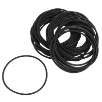 50 Pcs Flexible Nitrile Rubber O Rings Washers 40mm x 43mm x 1.5mm