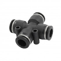10mm 4 Ports Cross Shaped Connector Pneumatic Fittings