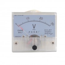 Plastic Shell Class 2.5 Accuracy AC 0-30V Pointer Voltage Panel Meter