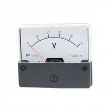 DC50V Fine Adjustable Dial Panel Meter Analog Voltmeter
