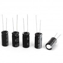 5 x 25V 1000uF 105C Radial Electrolytic Capacitor 10x20mm
