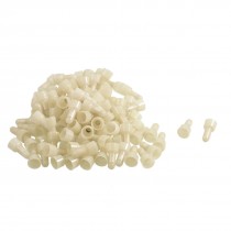 100 Pcs 4mm Tin Plated Tube Inner Dia Closed End Wire Connectors Crimp Caps