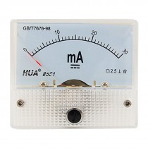 85C1 DC 0-30mA Current Panel Meter Analog Ammeter