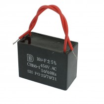 450V 10uF Polypropylene Film Ceiling Fan Motor Capacitor