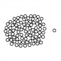 50 Pcs Automobile Sealing NBR O Rings Washers 6mmx4mmx1mm