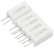 5 Pcs Wirewound Radial Lead Cement Resistors 5% 5W 2.7 Ohm