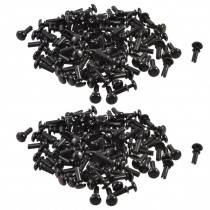 200 Pcs Disassemble Nylon Push Rivets Fasteners for 5.5-6.5mm Thick Panel