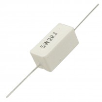 2 Ohm 5% 5W Ceramic Cement Power Resistor 2R 5 Watt 10 Pcs