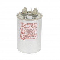 CBB65A-1 450VAC 20uF Round Oil Filled Air Conditioning Motor Capacitor