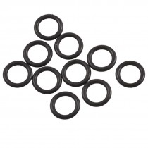 10 Pcs Black Rubber Oil Filter Seal O Ring Gaskets 8mm x 5mm x 1.5mm