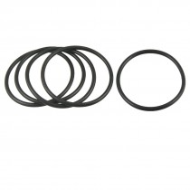 62mm x 55mm x 3.5mm Rubber Sealing Oil Filter O Rings Gaskets 5 Pcs