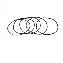 130mm x 3.5mm x 123mm Rubber Sealing Oil Filter O Rings Gaskets 5 Pcs