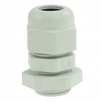 PG9 Gray Plastic Waterproof 4-8mm Diameter Cable Gland Joint