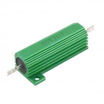 Green 50 Watt 1 Ohm 5% Tolerance Aluminum Shell Wire Wound Resistor