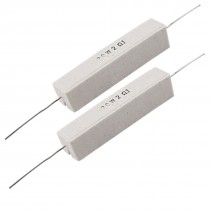 2x 20W 2 Ohm 5% Wire Wound Cement Resistor 2R 20 Watt
