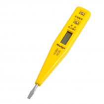 AC/DC 12-250V Digital Voltage Tester Detection Yellow Shell Clip