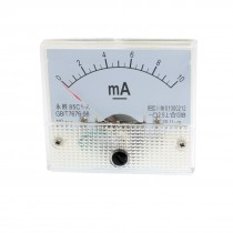 Analog Current Meausuring Panel Meter DC 0-10mA Ammeter