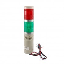 90dB DC 24V Red Green Flash LED Light Industrial Tower Signal Alarm Lamp