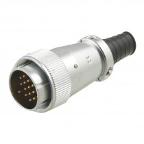 1.5mm Pin Dia 19 Terminals Aviation Circular Connector 500V 50A