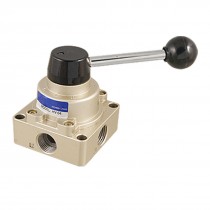 HV 04 Air Flow Control 3 Positions 4 Ways Hand Valve Fndvi