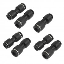 7 Pcs Air  6mm to 4mm Straight Push in Connectors Fast Fittings